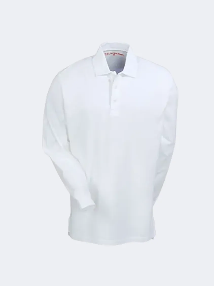 5-11 Brand Professional Men Tactical Polo Long Sleeve White