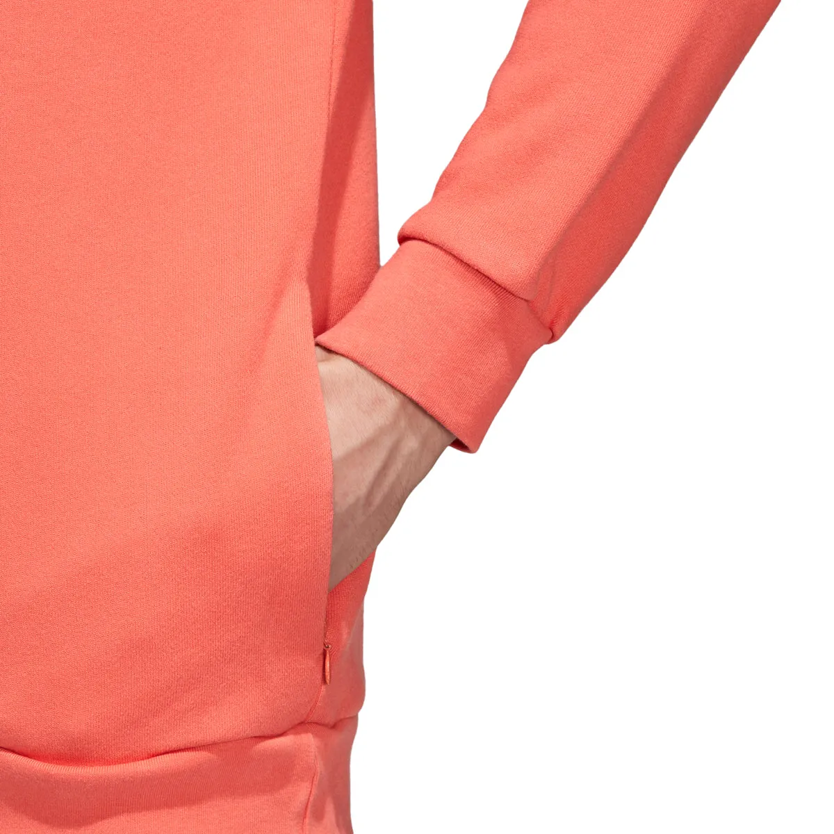 Adidas Originals Trefoil Men's Longsleeve Pullover Hoodie Trace Scarlet/White