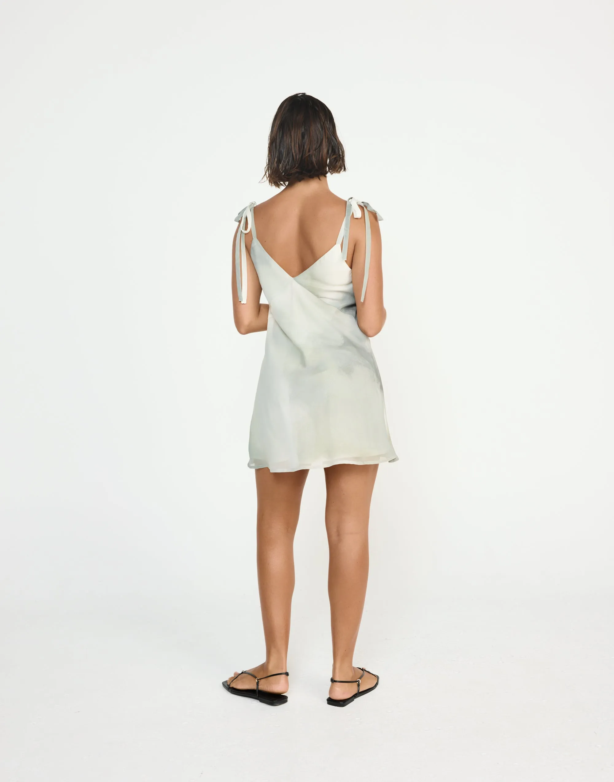 Adrina Mini Dress (Sage)