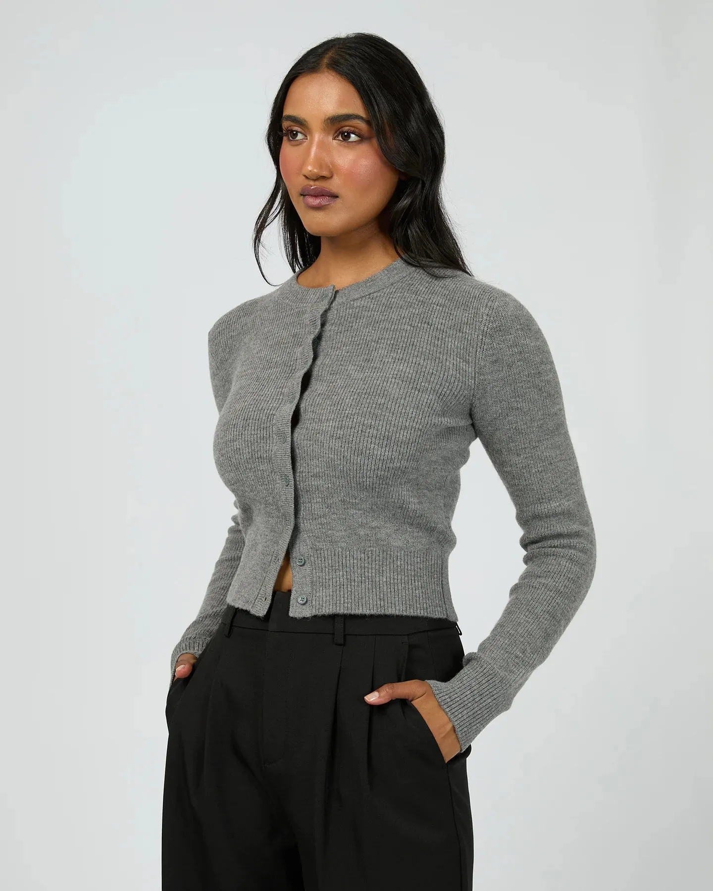 All About Waldorf Cardigan - Grey