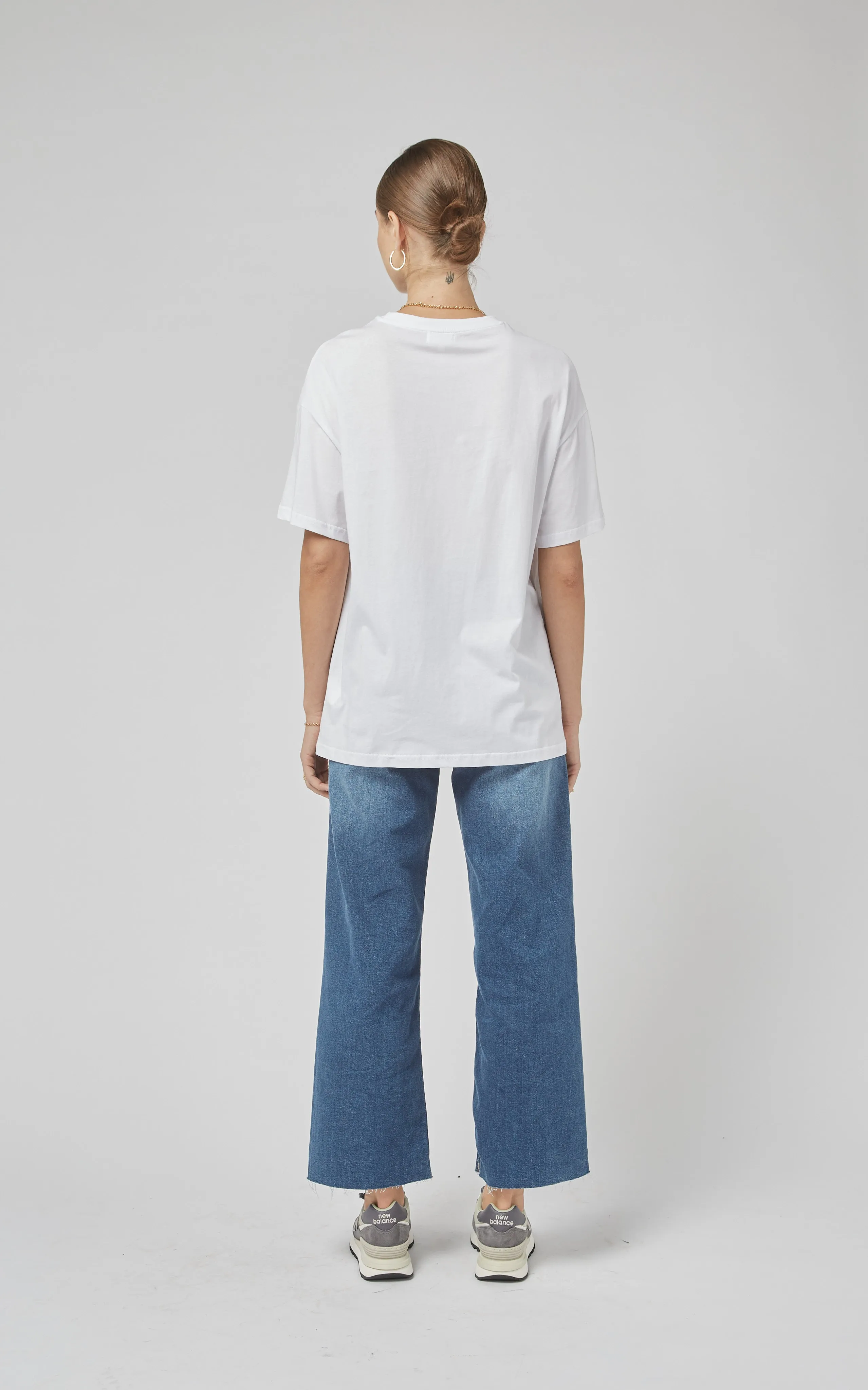 Amy White FL Printed Tee