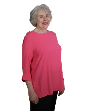 April Adaptive Top - Pink