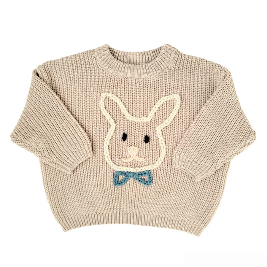 Beige Sweater - Bunny Boy