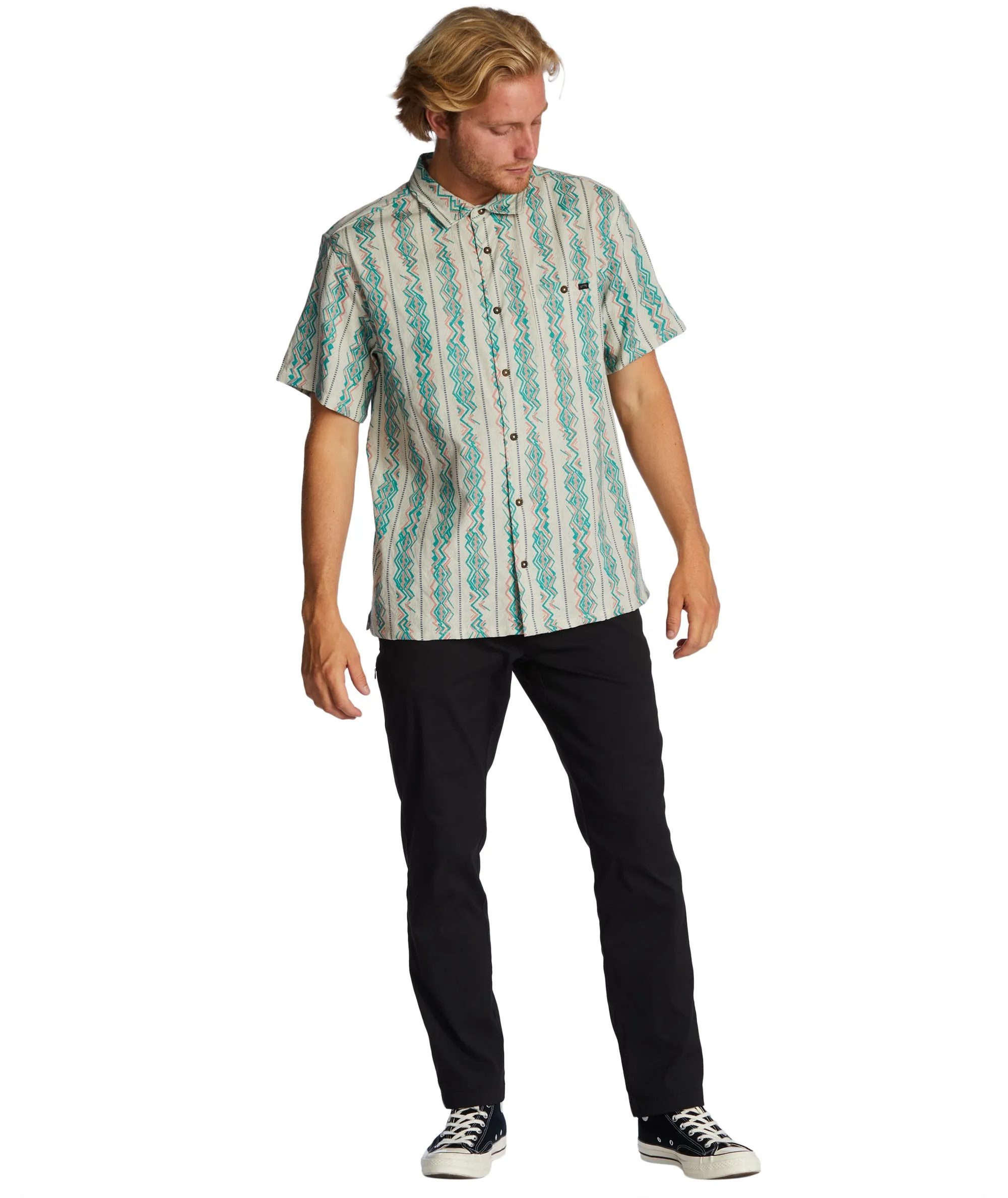 Billabong Sundays Jacquard S/S Shirt-Sand