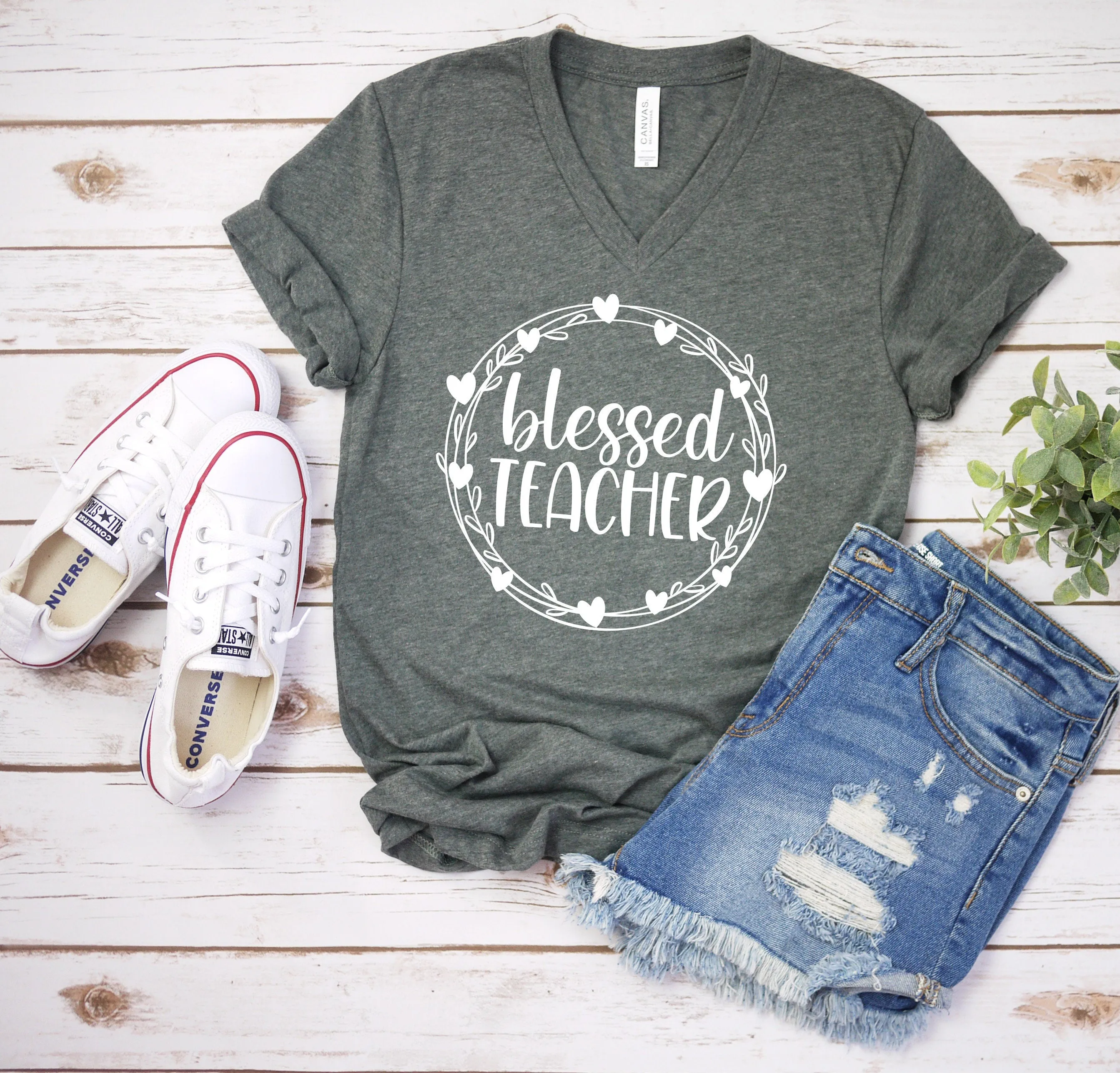Blessed Teacher T Shirt - Teacher Shirts - Favorite Teacher T Shirt