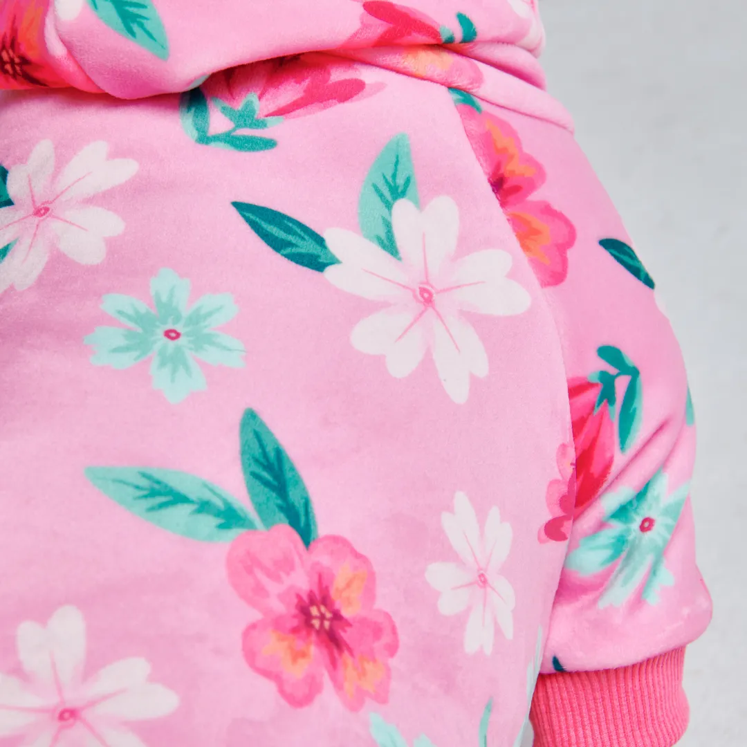 Blossom Dog Hoodie - Pink