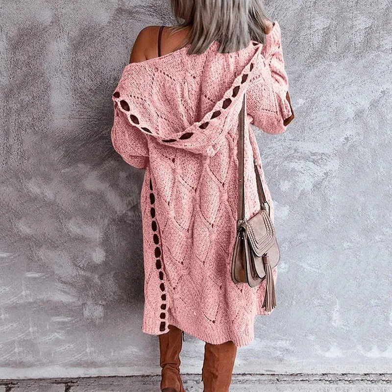 Boho - Oversized crochet cardigan for light and cozy comfort