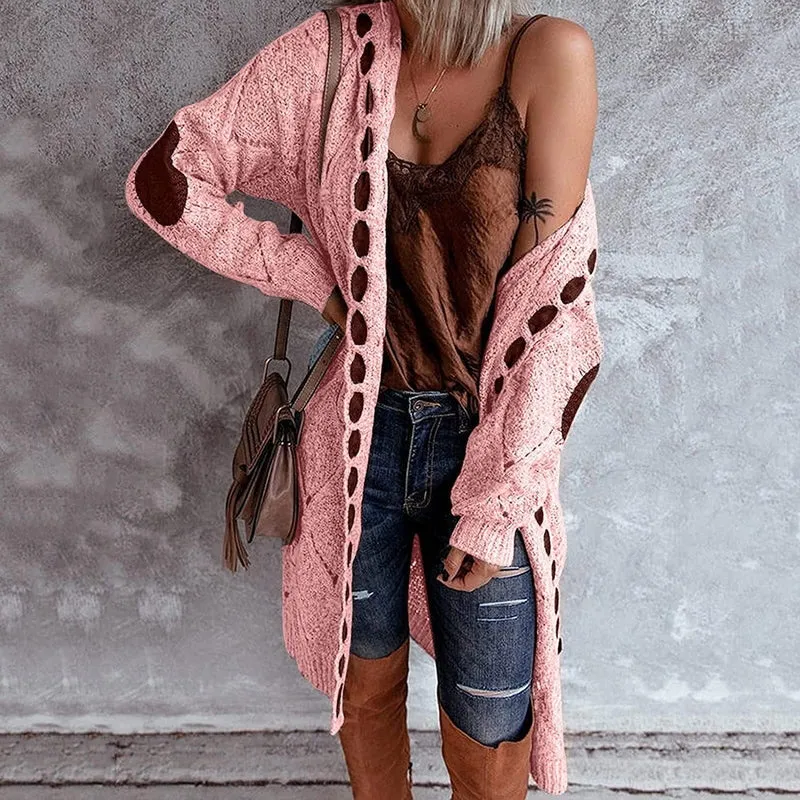 Boho - Oversized crochet cardigan for light and cozy comfort