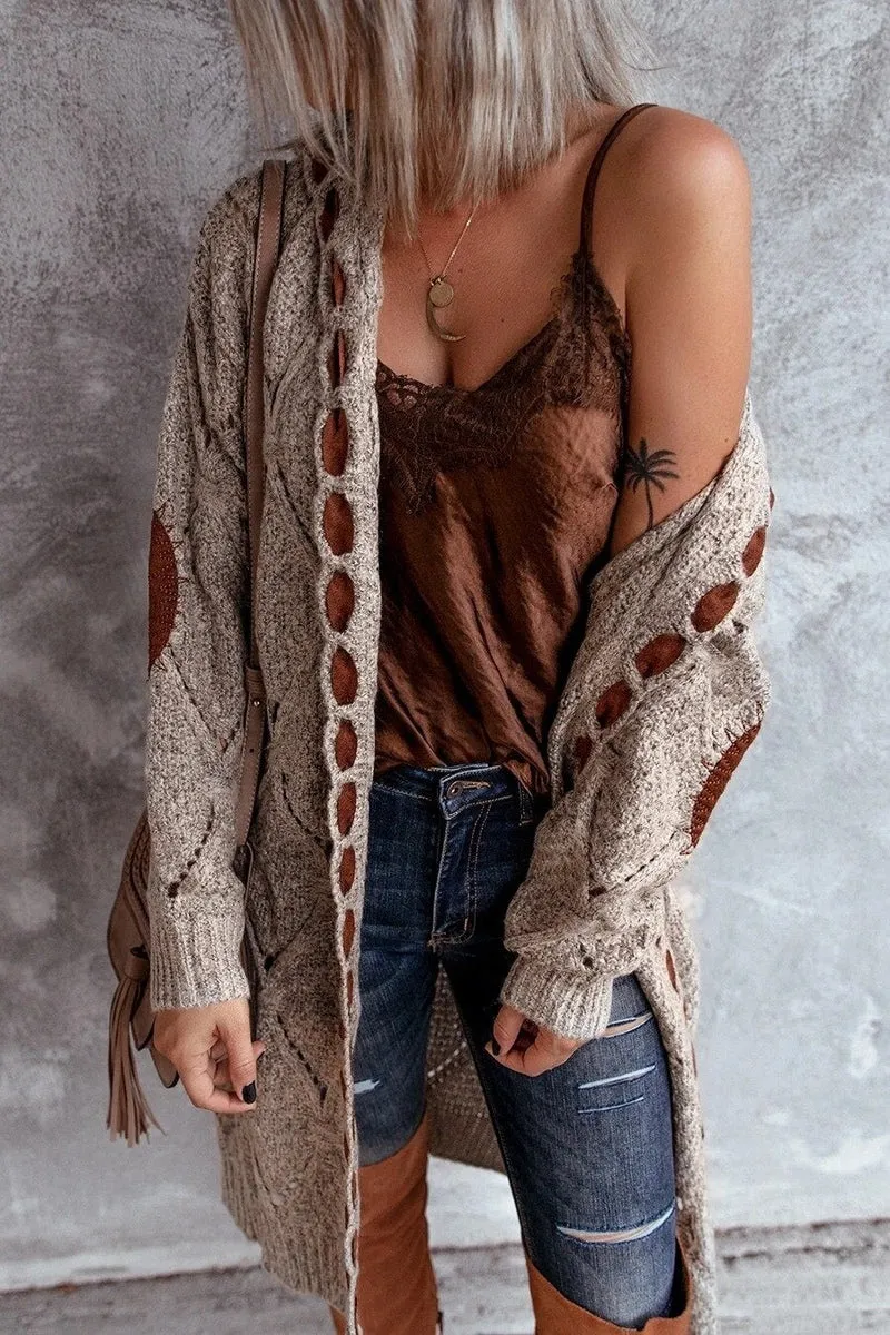 Boho - Oversized crochet cardigan for light and cozy comfort
