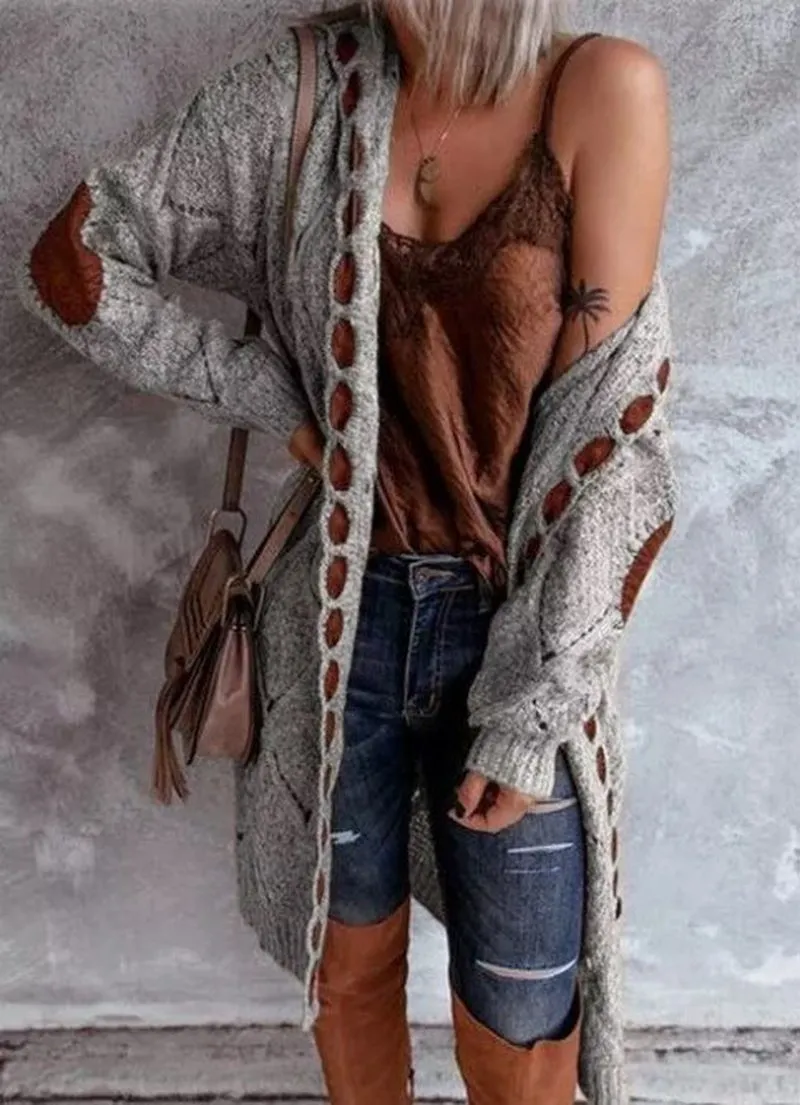 Boho - Oversized crochet cardigan for light and cozy comfort