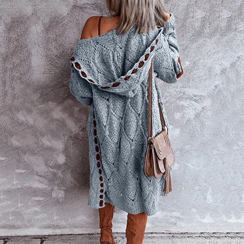 Boho - Oversized crochet cardigan for light and cozy comfort