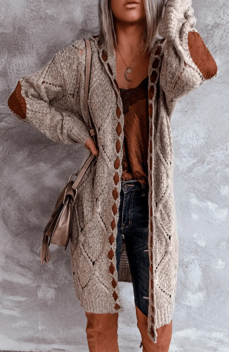 Boho - Oversized crochet cardigan for light and cozy comfort