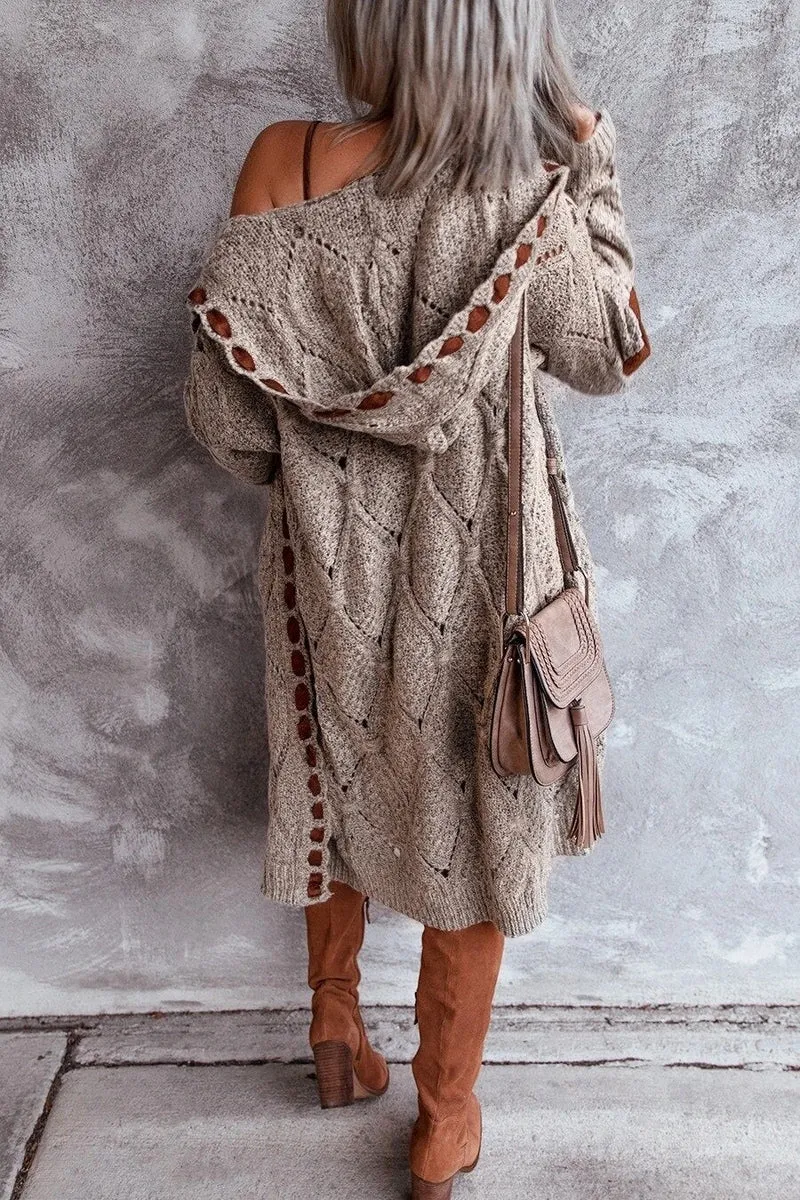 Boho - Oversized crochet cardigan for light and cozy comfort