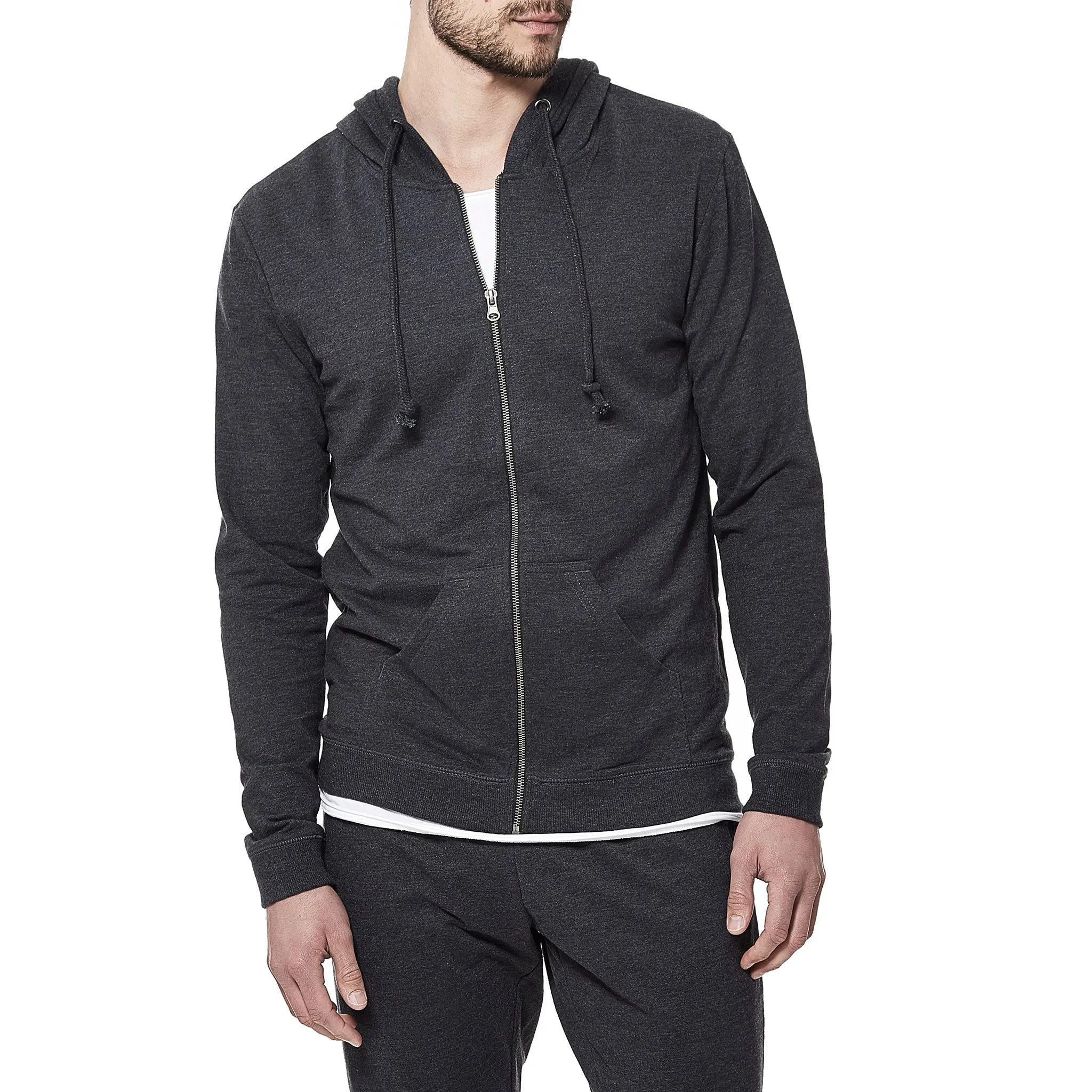 Bread & Boxers Men's Hoodie | Dark Grey