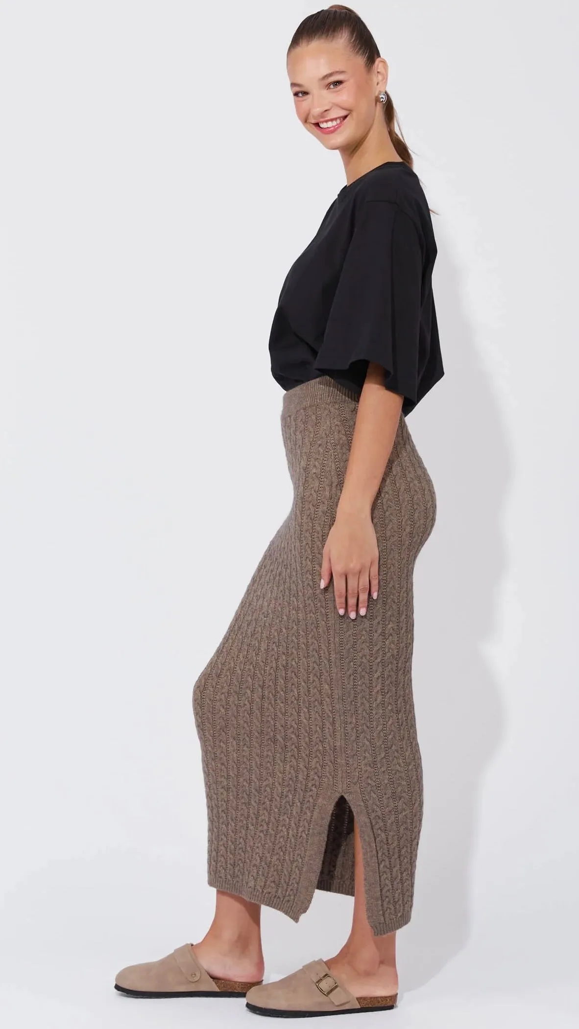 Cadiz Knit Skirt Marle