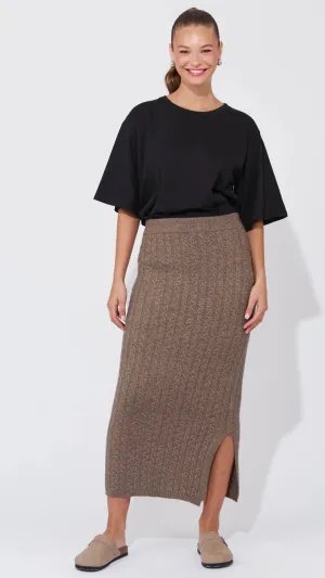 Cadiz Knit Skirt Marle