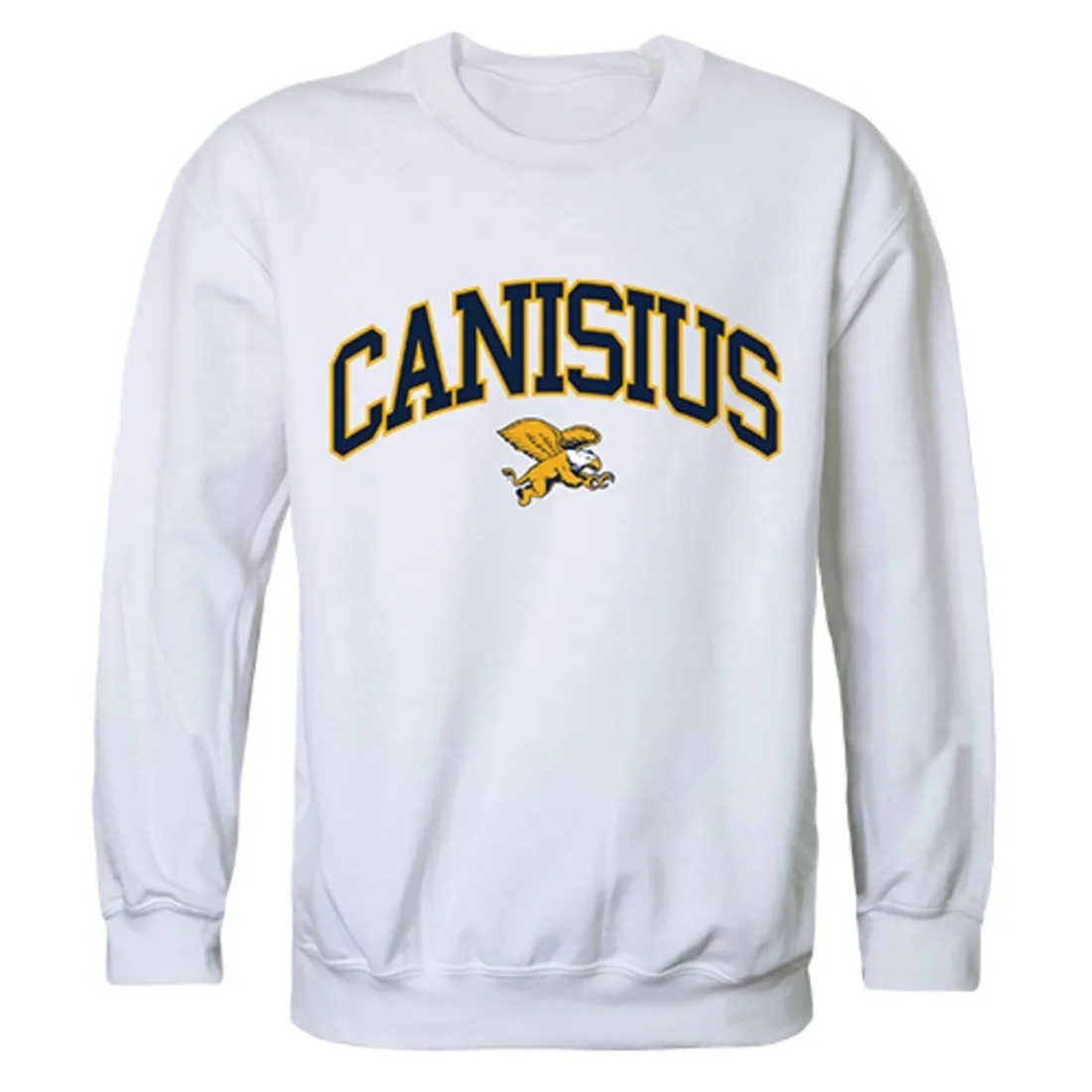Canisius College Campus Crewneck Pullover Sweatshirt Sweater White