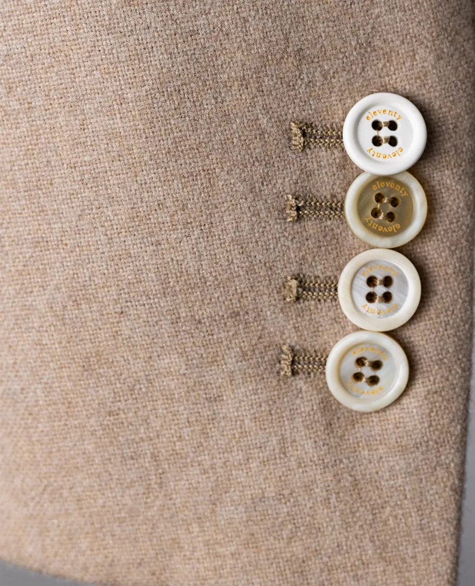 Cashmere Wool Bib Jacket
