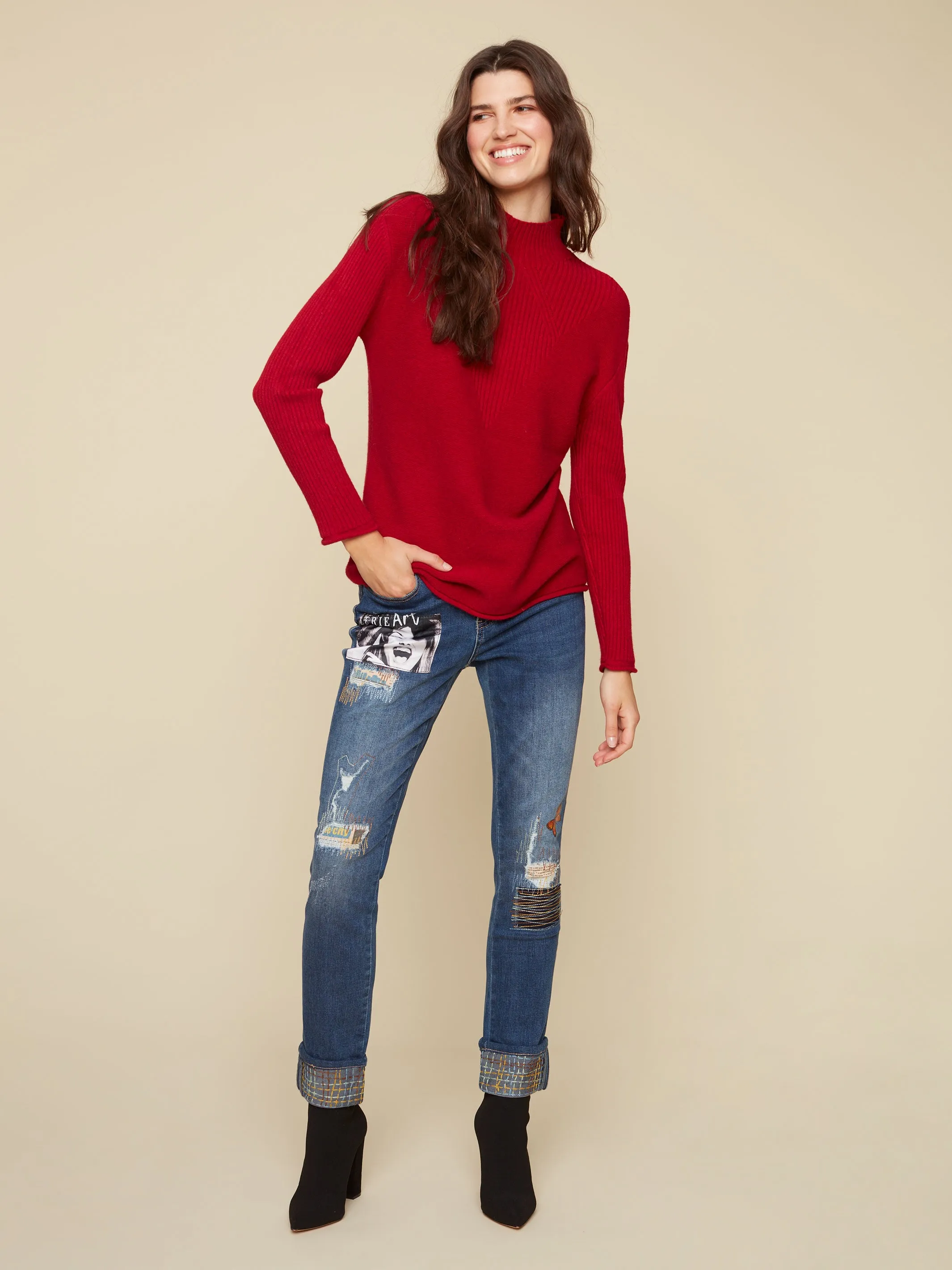 Charlie B Stretch Denim Jeans - C5313