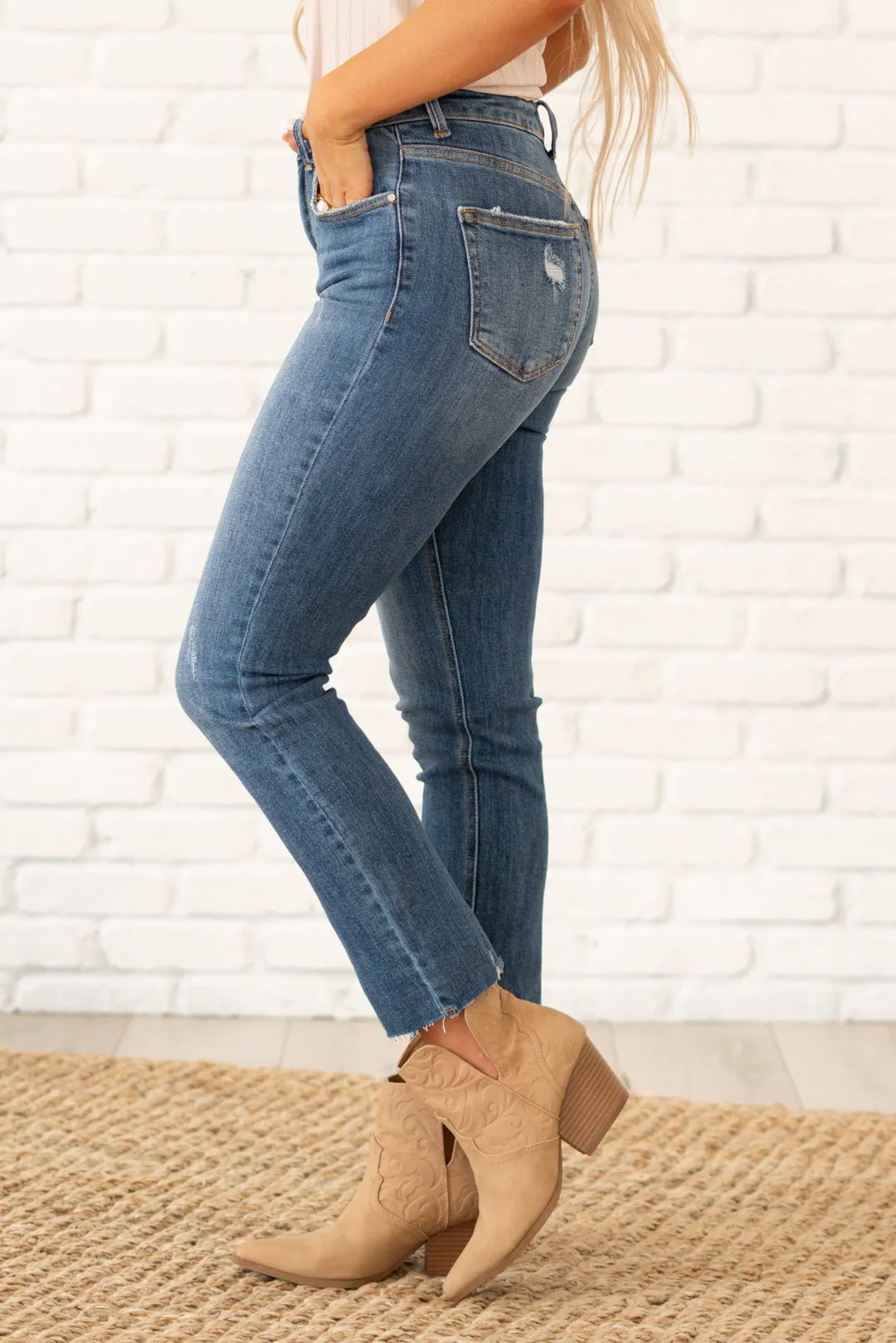 Cheryl High Rise Relaxed Skinny Jeans