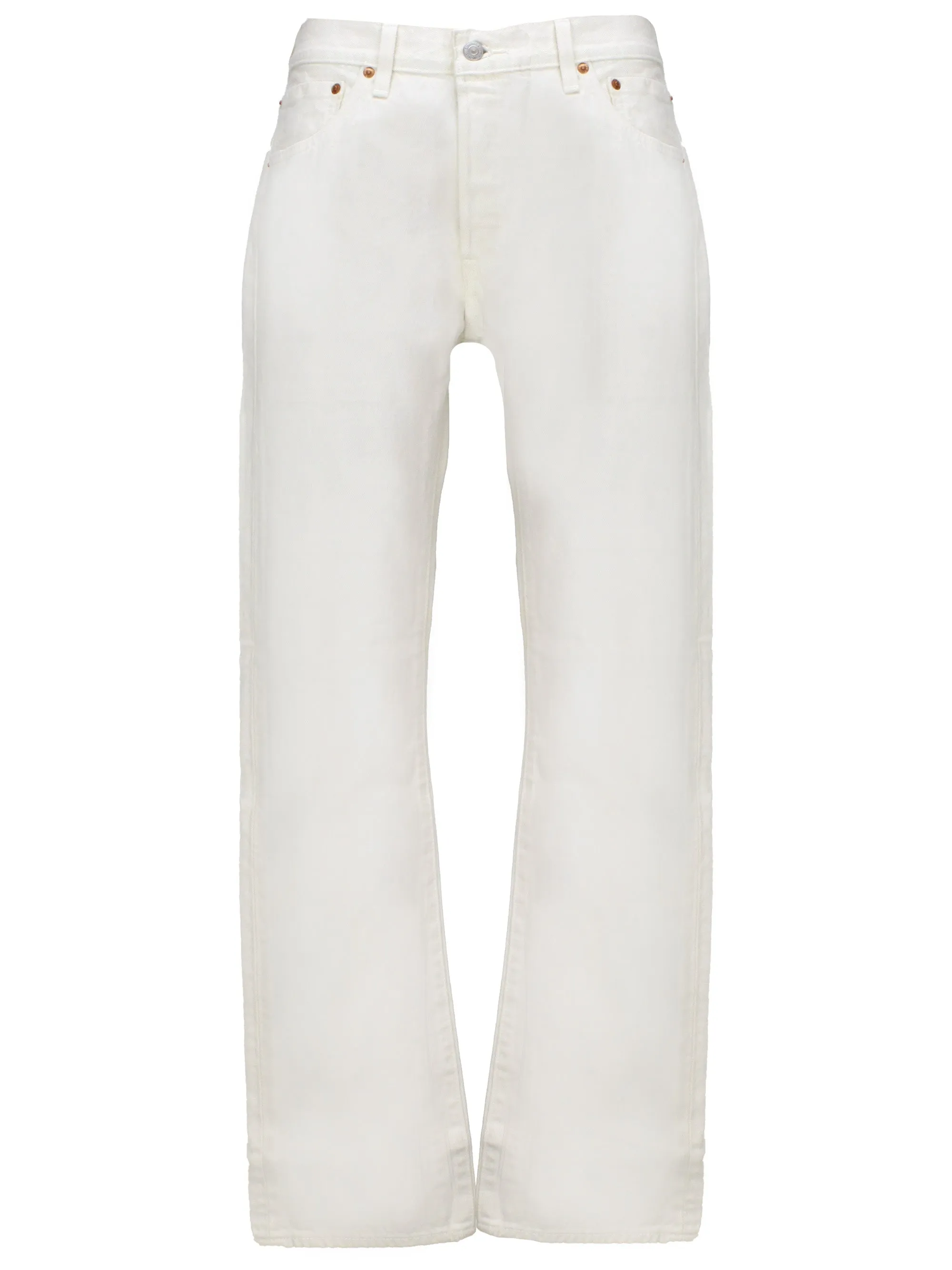 Classic Straight Leg Blue Jeans