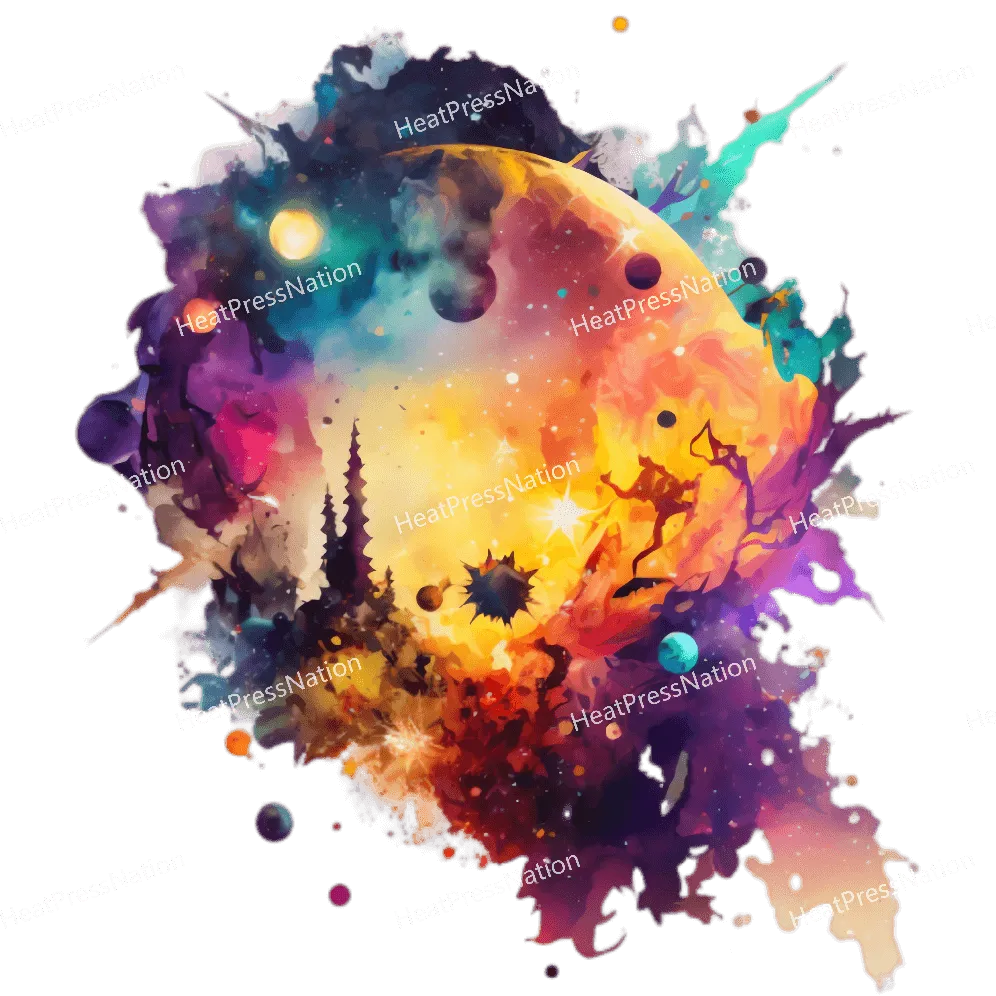 Colorful Distant World Design