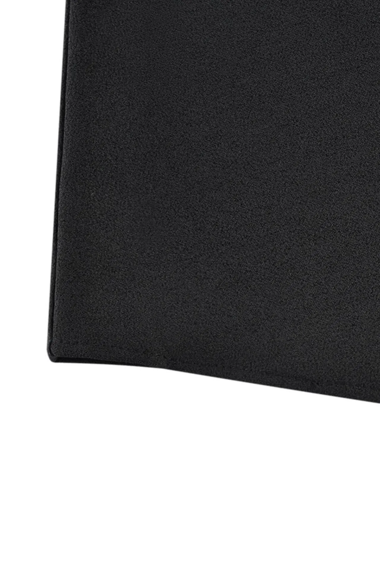 Crepe Ruffled Stand Collar Blouse With Double Tie Detail