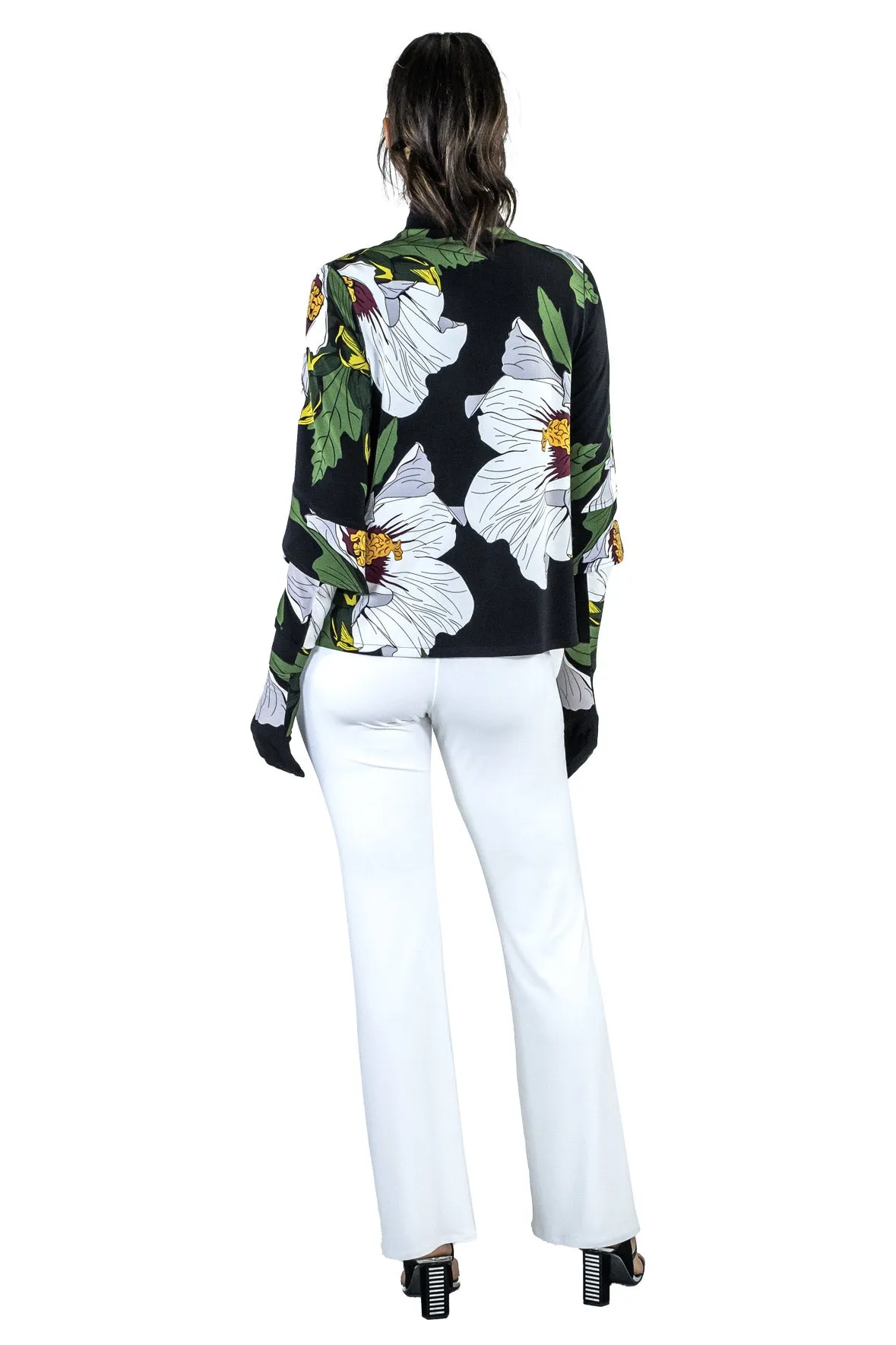 Curved Cuff ¾ SLV A Line Jacket
