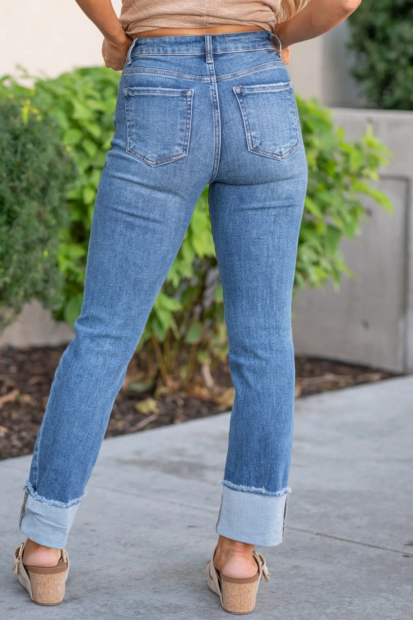 Daybreak High Rise Cuffed Relaxed Straight