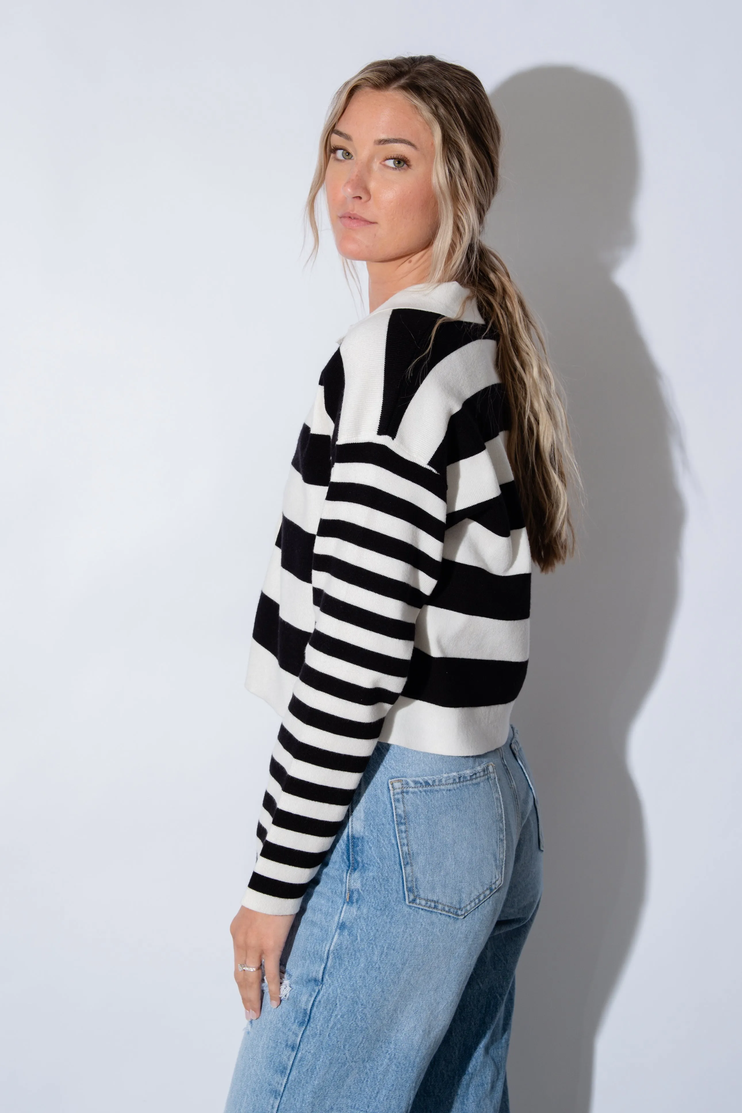 Demi Color Black Cardigan