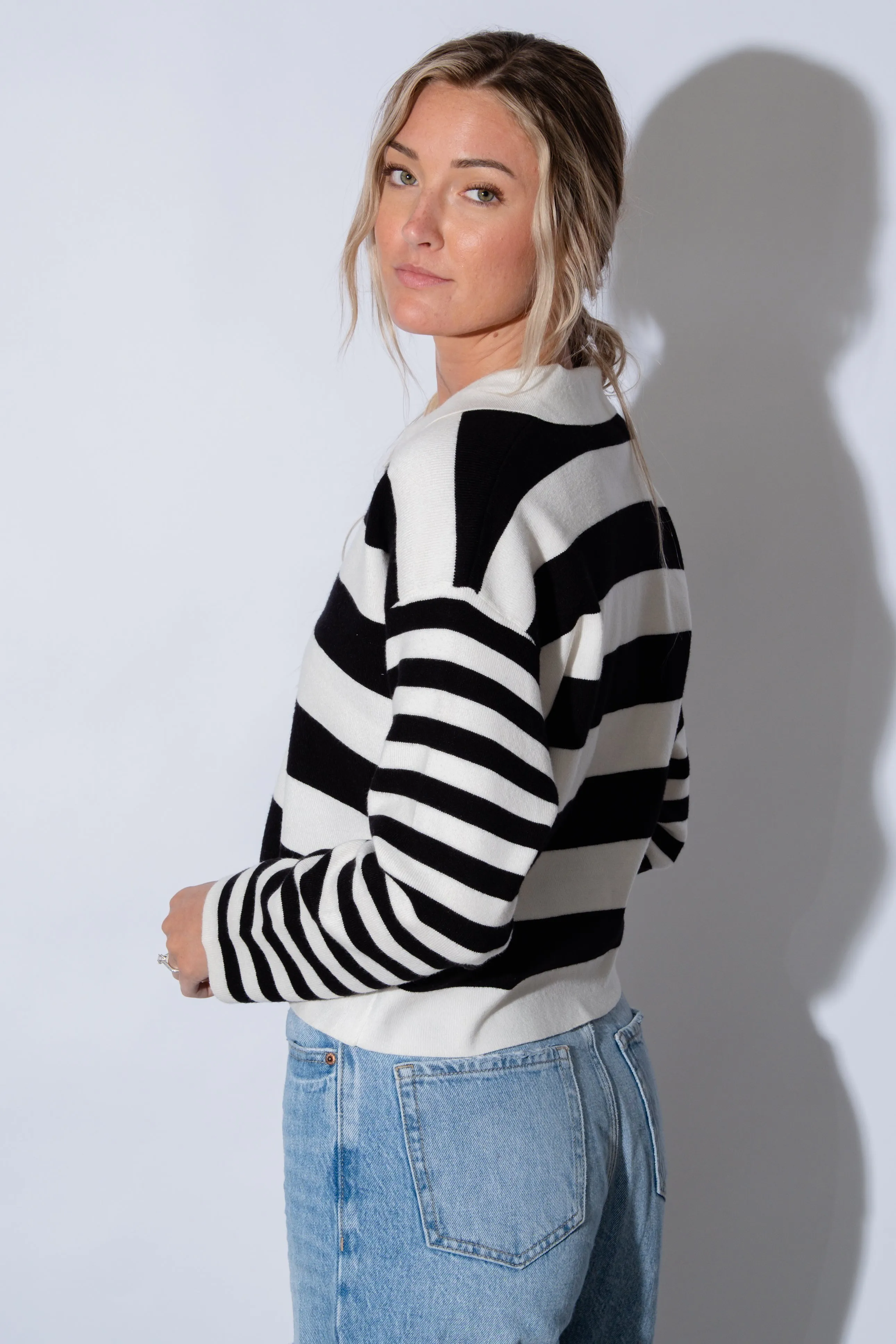 Demi Color Black Cardigan