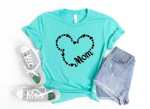 Disney Mom Minnie Mouse Adult T Shirt- Disney Bound - Fun Family Shirts