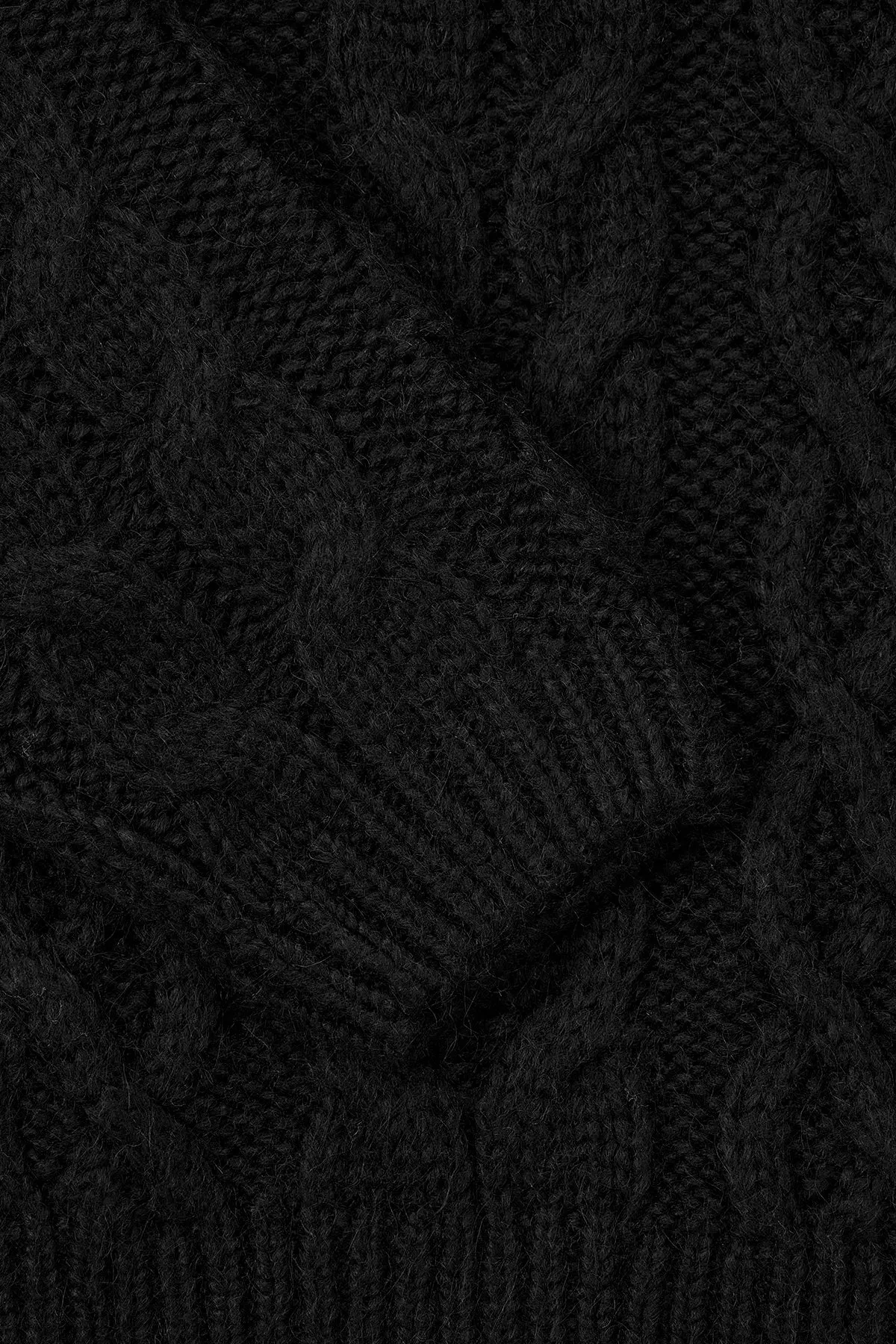 ETHAN SWEATER | BLACK CABLE KNIT