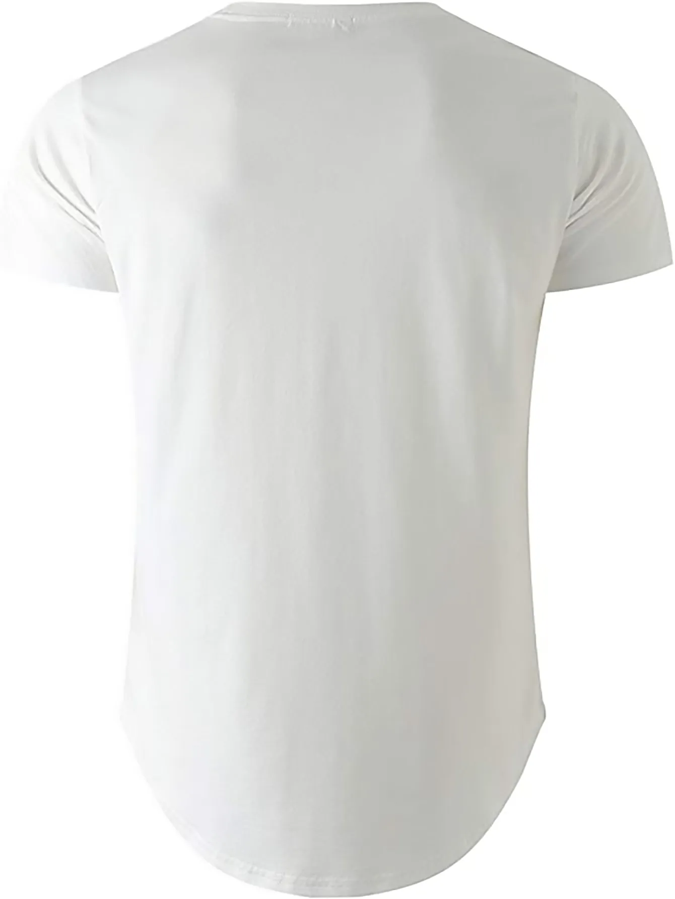 Fist With Flag Pattern Print Men's Comfy V-Neck Medium Stretch T-shirt, Graphic Tee Men's Summer Clothes, Men's Outfits