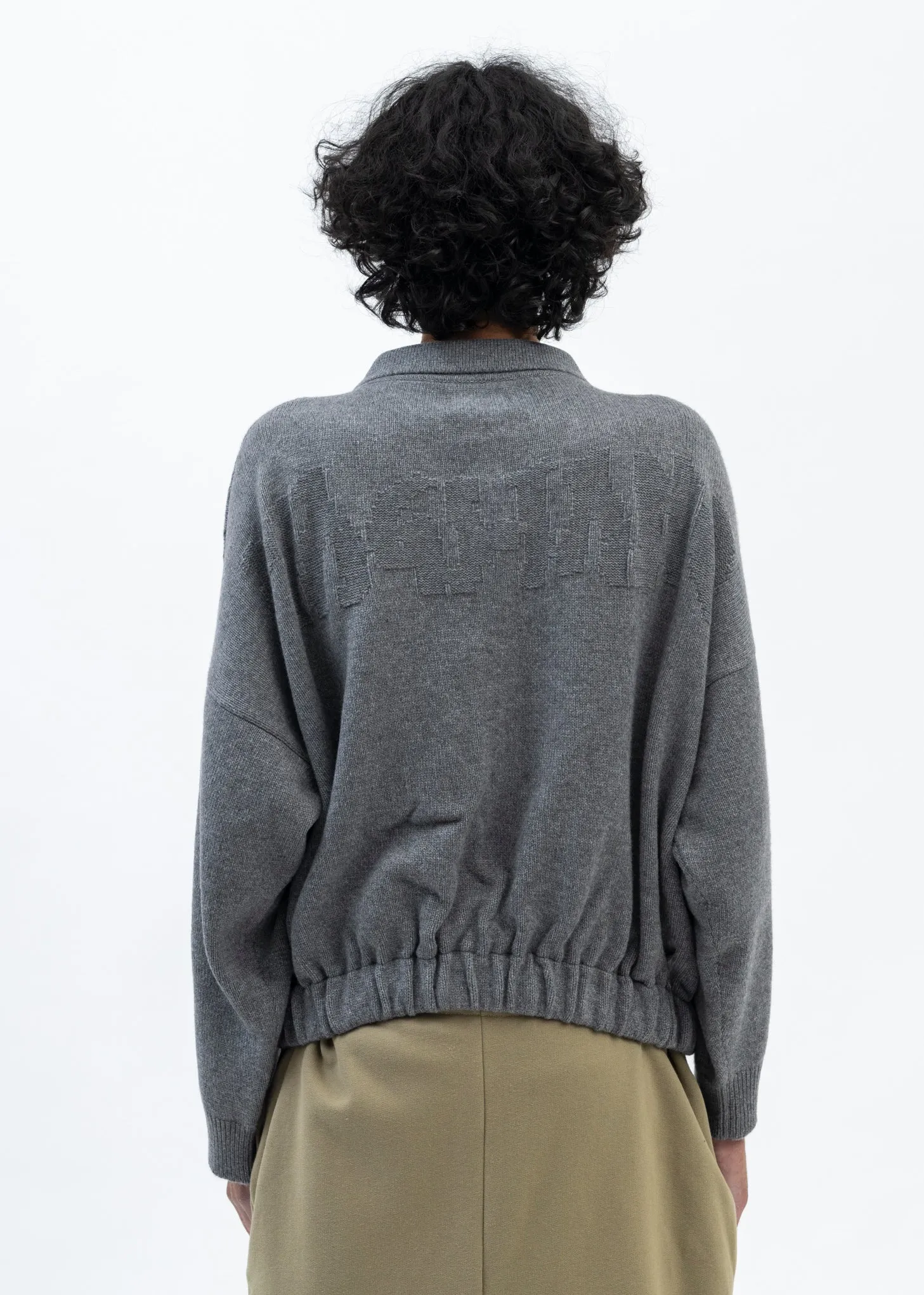 GREY CHIC KNITTED JACKET