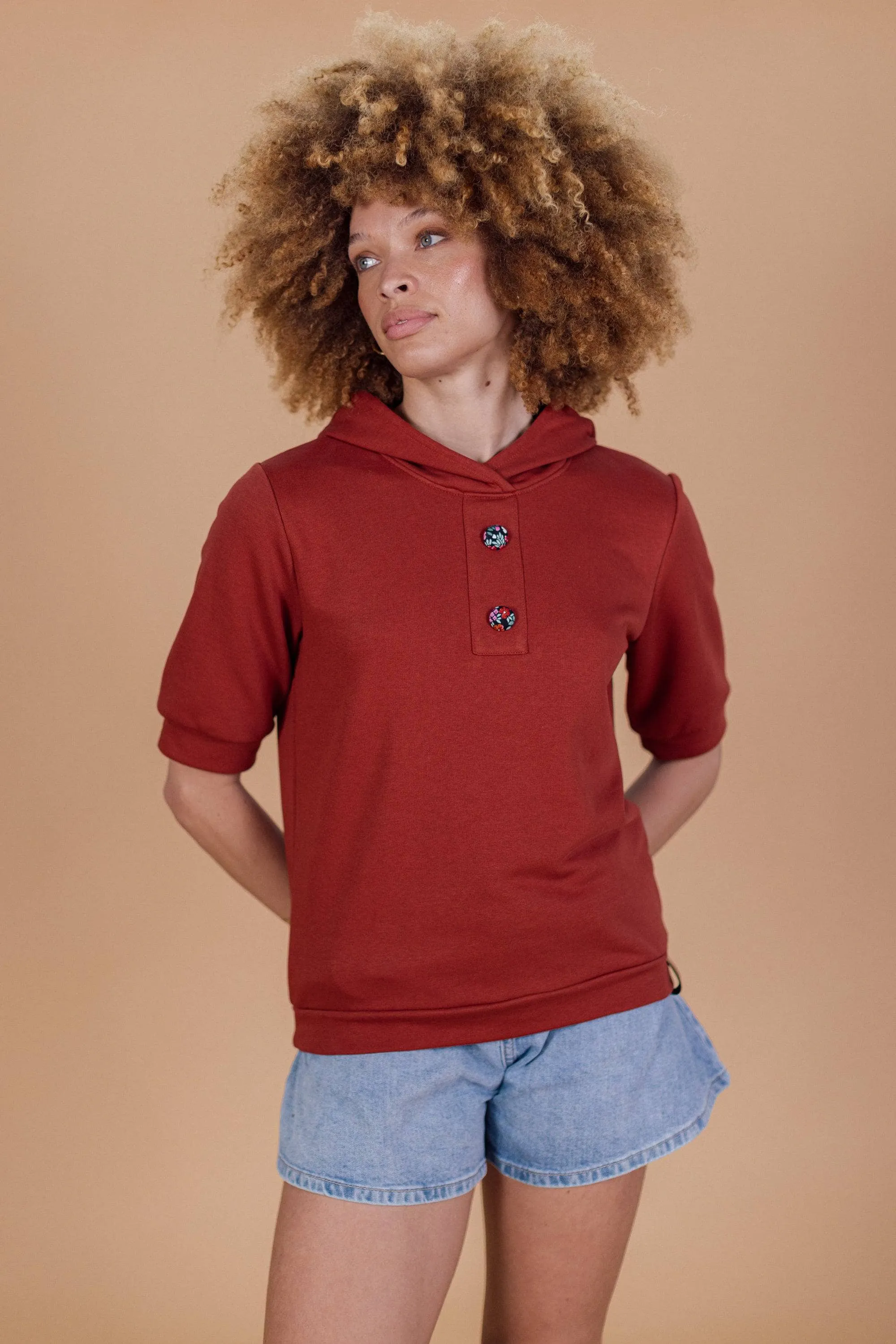 Hoodie Leonie Terracotta