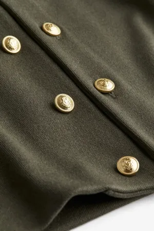 Jersey cardigan H&M, green