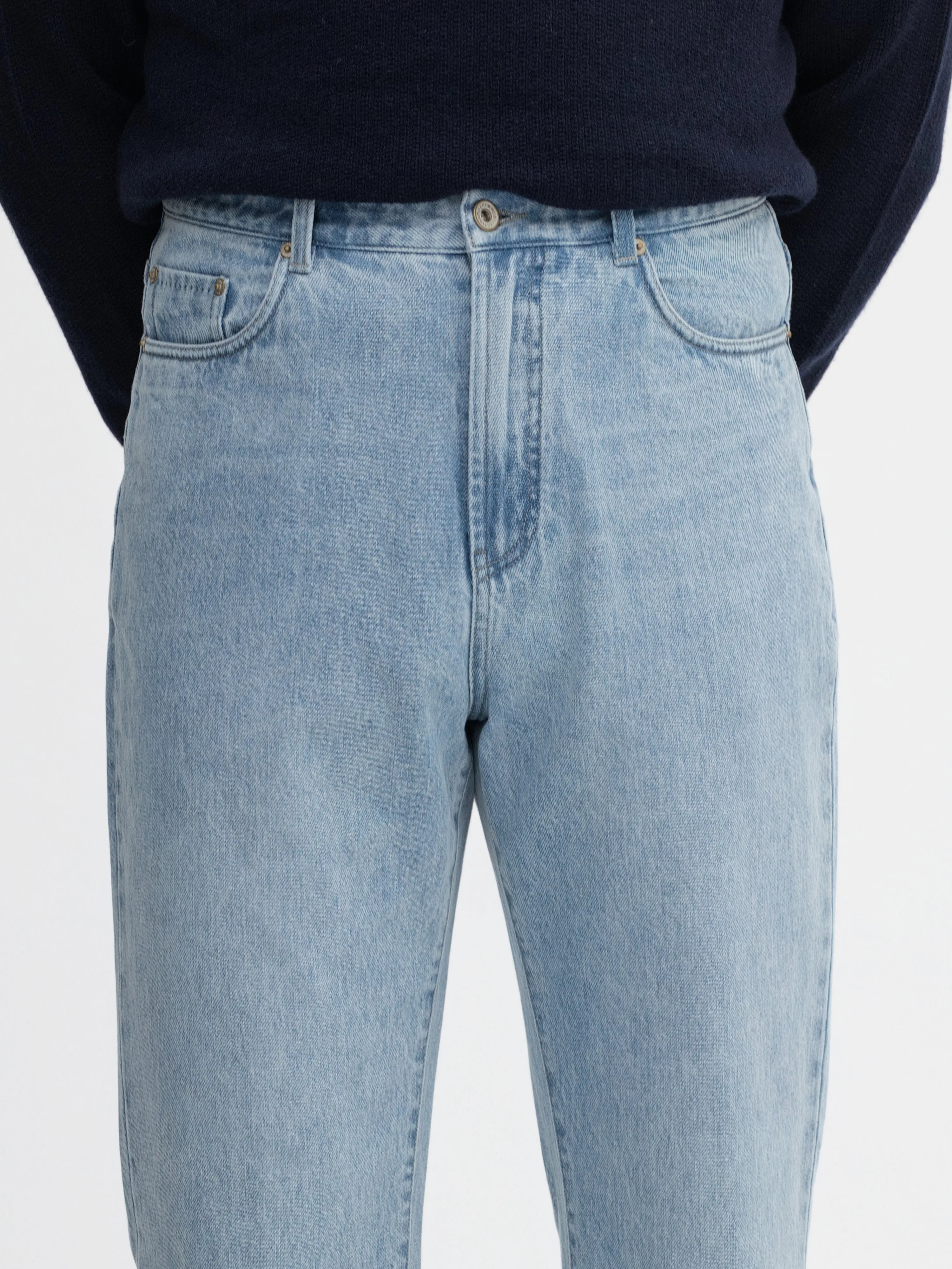 Light Blue Washed Denim Jeans