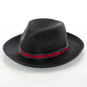 Lightweight Straw Snap Brim Fedora