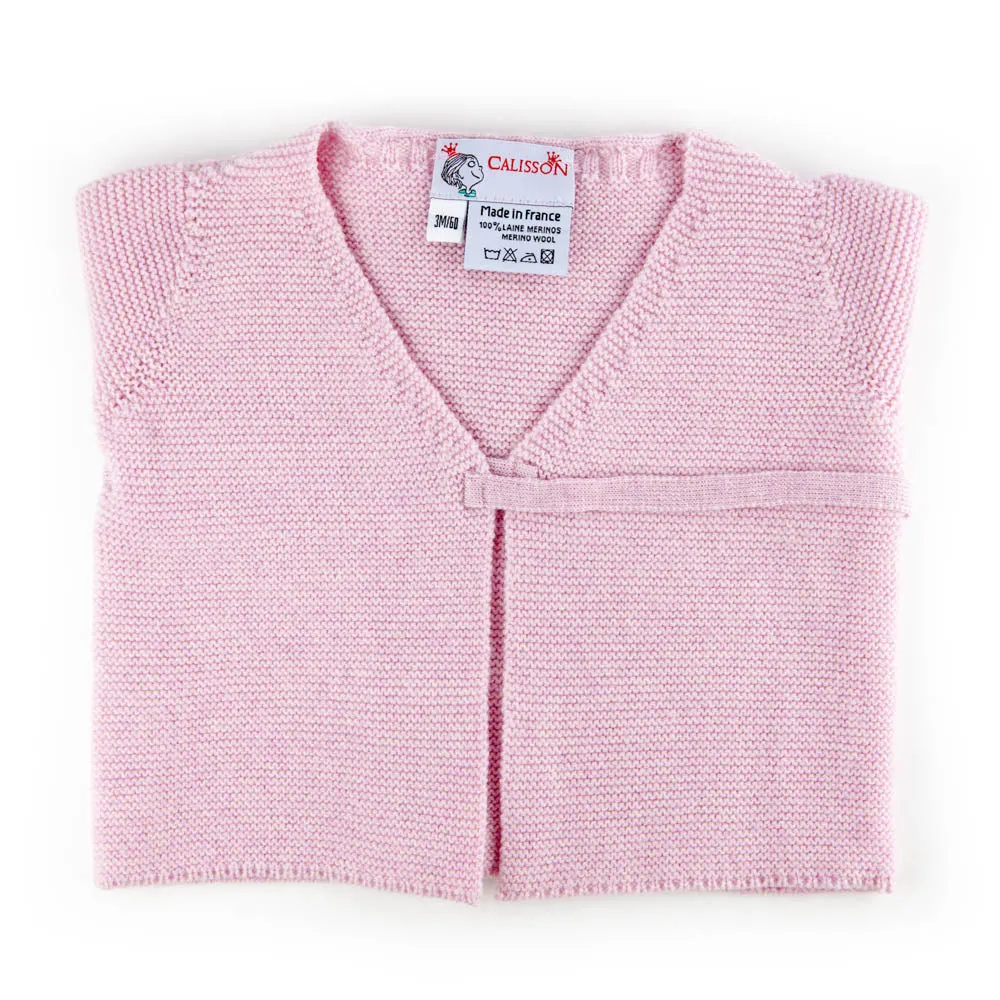 Little Royals Baby Tie-Front Sweater