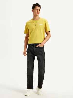 Men's 505 Regular Fit Black Jeans