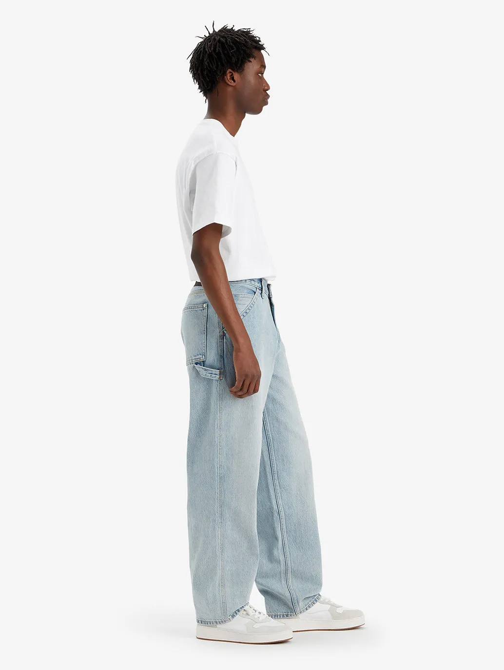 Men's Baggy Fit Light Blue Jeans