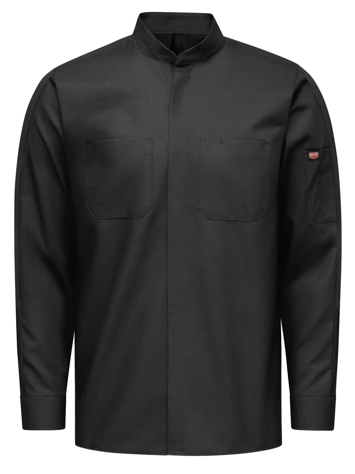 Men's Long Sleeve Two-Tone Pro  Work Shirt with OilBlok and MIMIX™ - SX36 - Black