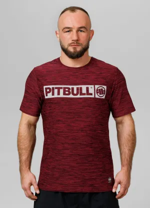 Men's T-Shirt Casual Sport Hilltop - Burgundy Melange