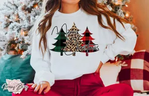 Merry Christmas Trees Sweater