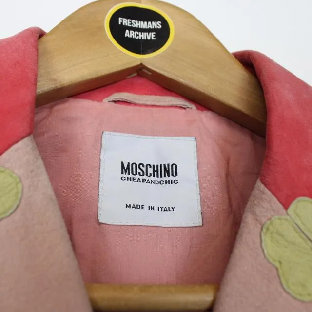 Moschino Cheap and Chic Suede Leather Jacket Small