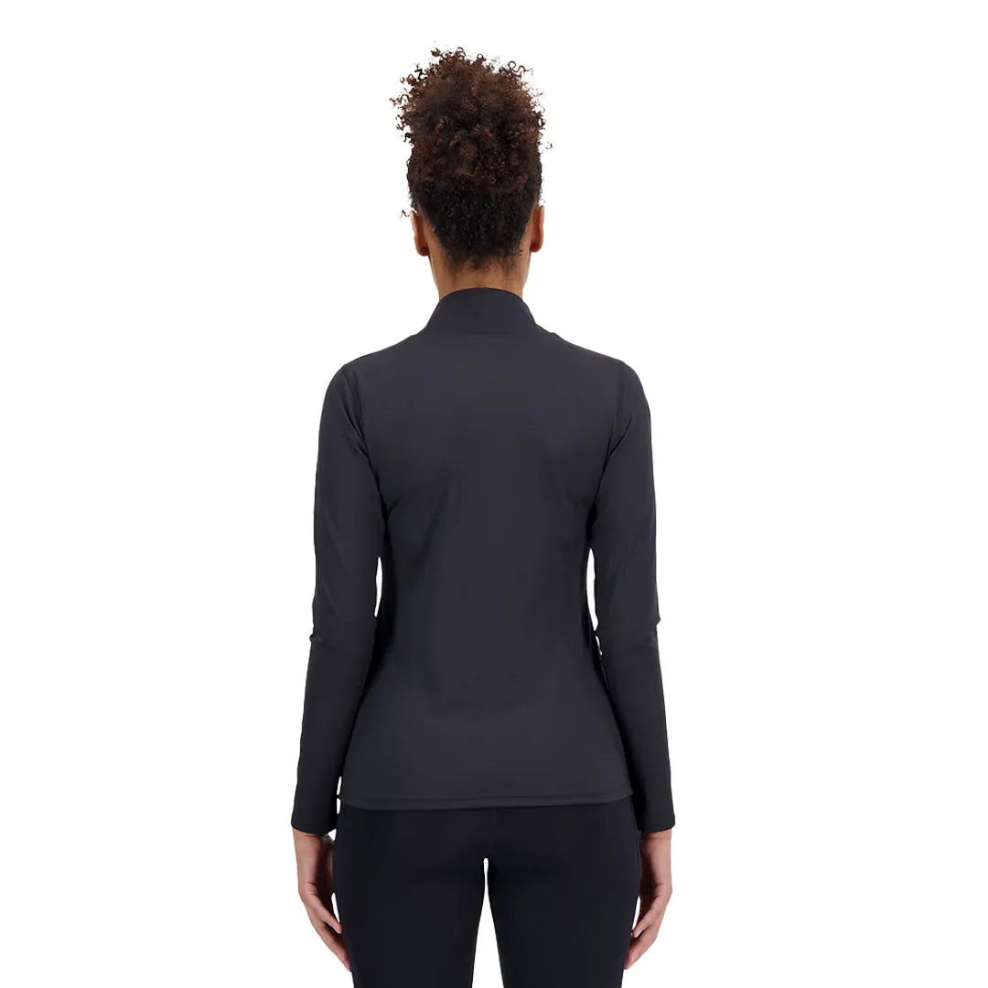 New Balance - Women's Achiever Shape Shield 1/2 Zip Top (WT33117 BK)