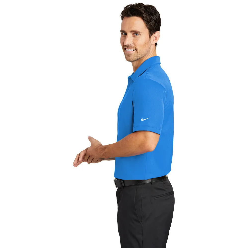 Nike Dri-FIT Solid Icon Pique Modern Fit Polo - Light Photo Blue