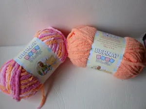 Peachy, Baby Peach  Baby Blanket by Bernat