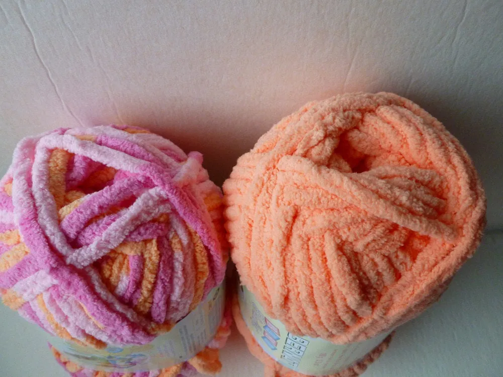 Peachy, Baby Peach  Baby Blanket by Bernat